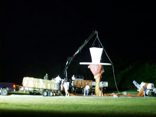 payload lifted off the balloon box